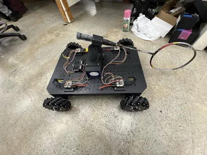 The full robot assembly, without motors